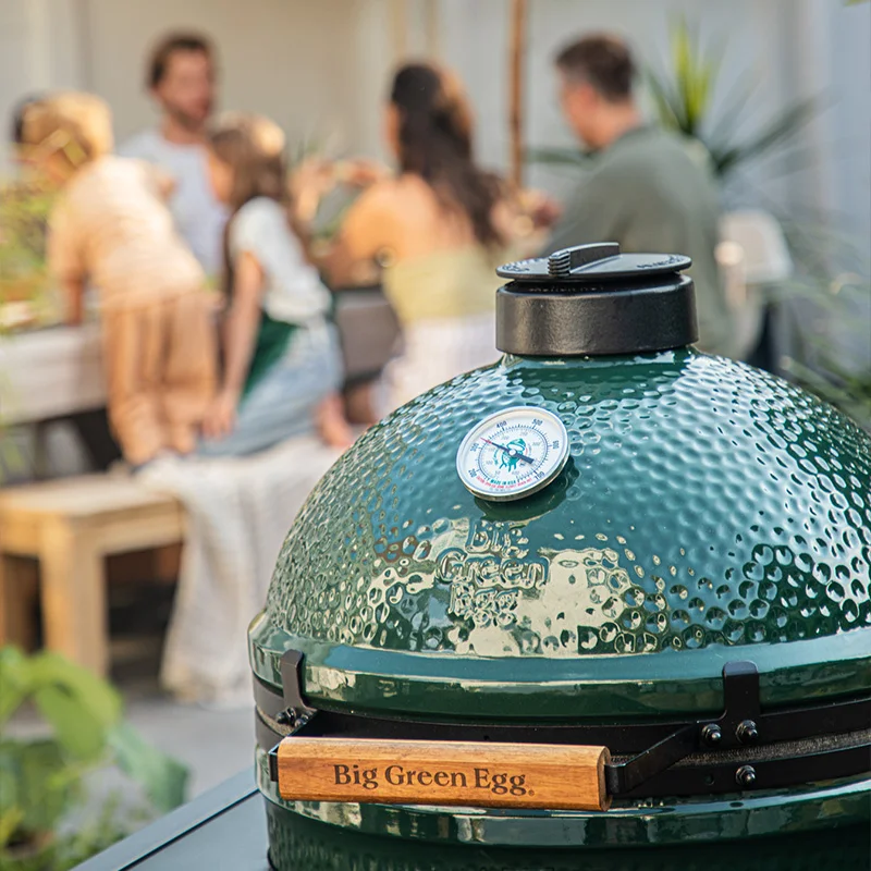 Big Green Egg catering setup